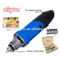 aiyun 400W Electric Dremel engraver Variable Speed Rotary grinder Tool Mini Drill with 235pcs Power Tools accessories