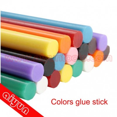 color glue stick Adhesive Sticks For Hot Melt Gun Car Audio Craft transparent glue gun colors