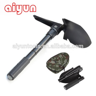 Folding Multifunction Shovel Outdoor Camping Shovel Mini Survival Trowel Tools with Snow Spade Pick Saw Compass garden tools