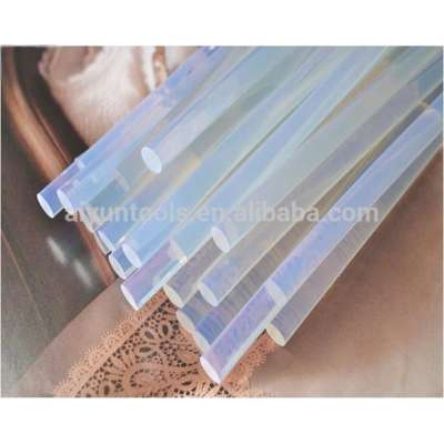 B17 7mm 11mm solid plastic glue stick eva transparent hot melt glue sticks